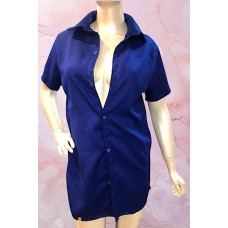 Chamise Unissex Azul