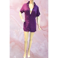 Chamise Unissex Roxo