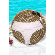 Monte o Seu Biquini: Calcinha Hot Pant Fio Duplo Com Cós Branco