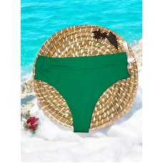 Monte o Seu Biquini: Calcinha Hot Pant Fio Duplo Com Cós Verde